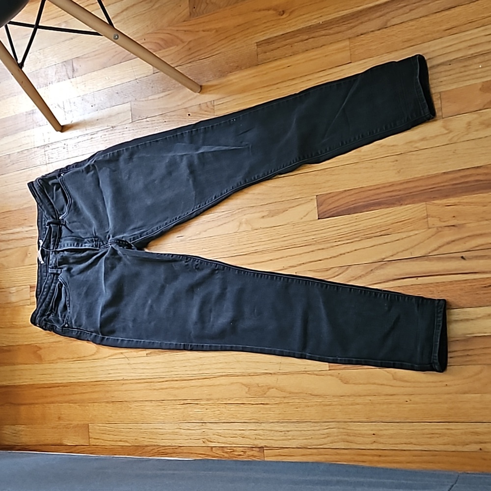 Levi's high rise skinny jeans light black